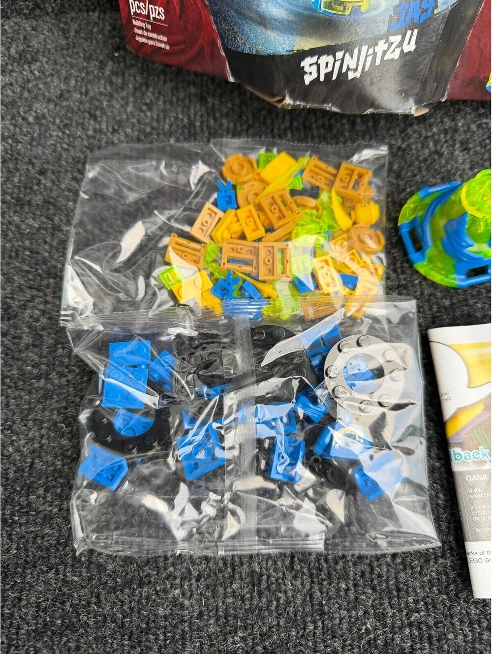 Masters Of Spinjitzu Jay 70660 Lego Ninjago NEW Sealed Box Shows Slight Wear